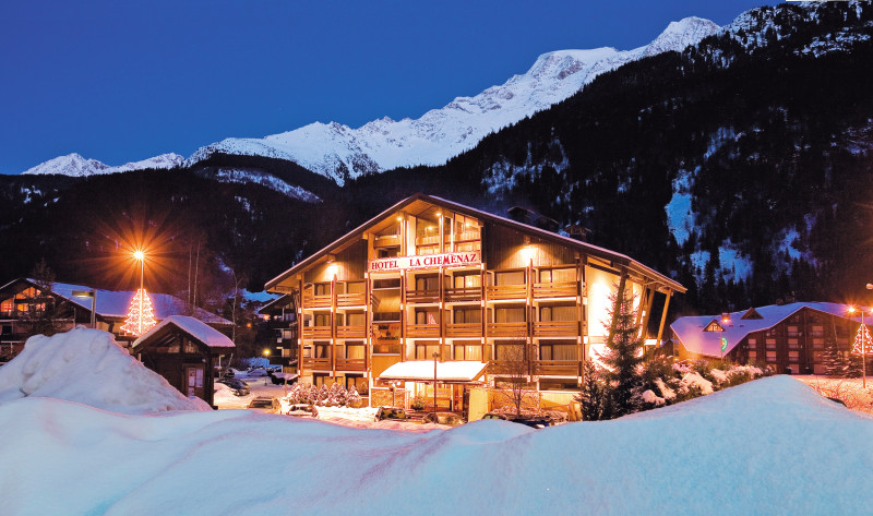 Chalet-Hotel La Chemenaz en hiver